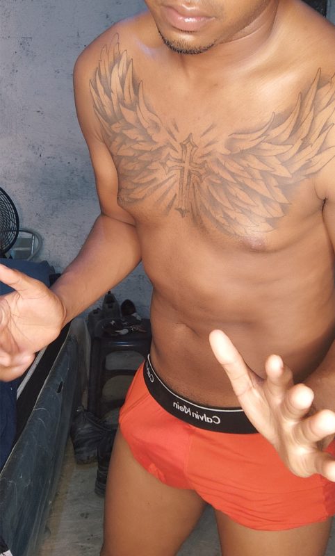 Negro Tatuado 21cm 8